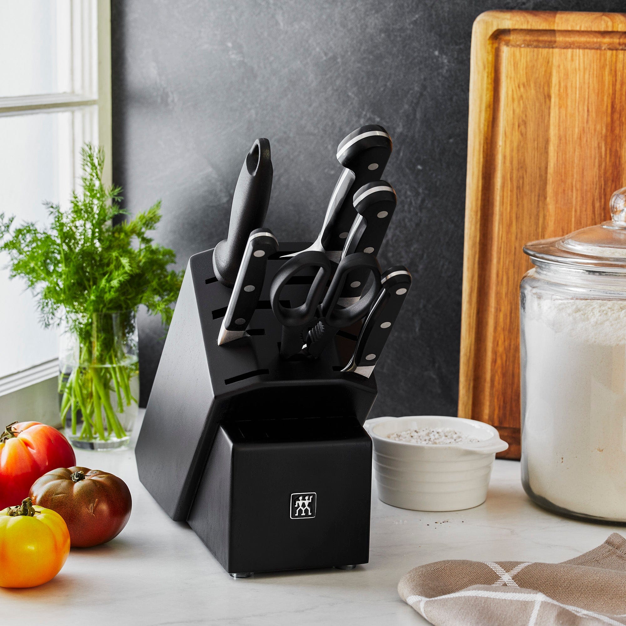 Zwilling Pro 7-pc Knife Block Set - Black