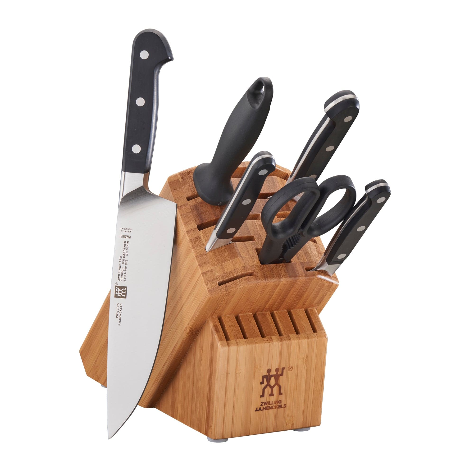 Zwilling Pro 7-pc Knife Block Set - Bamboo