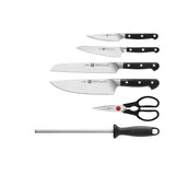 Zwilling Pro 7-pc Knife Block Set - Rustic White