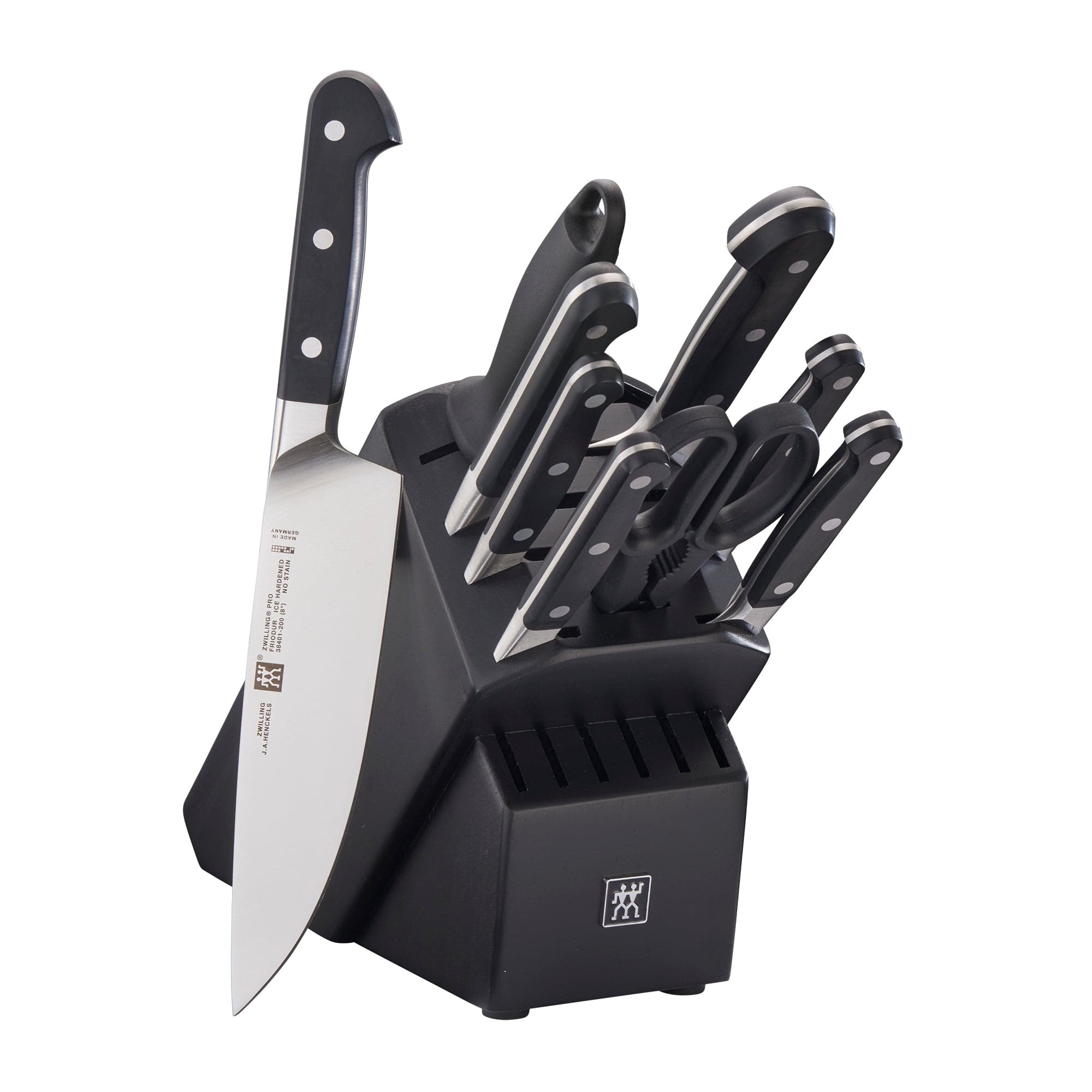 Zwilling Pro 10-pc Knife Block Set - Black