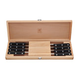 Zwilling Twin Gourmet Classic 8-pc Steak Knife Set with Wood Case