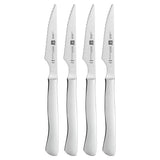 Zwilling 4-pc Stainless Steel Serrated Steak Knife Set