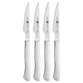 Zwilling 4-pc Stainless Steel Serrated Steak Knife Set