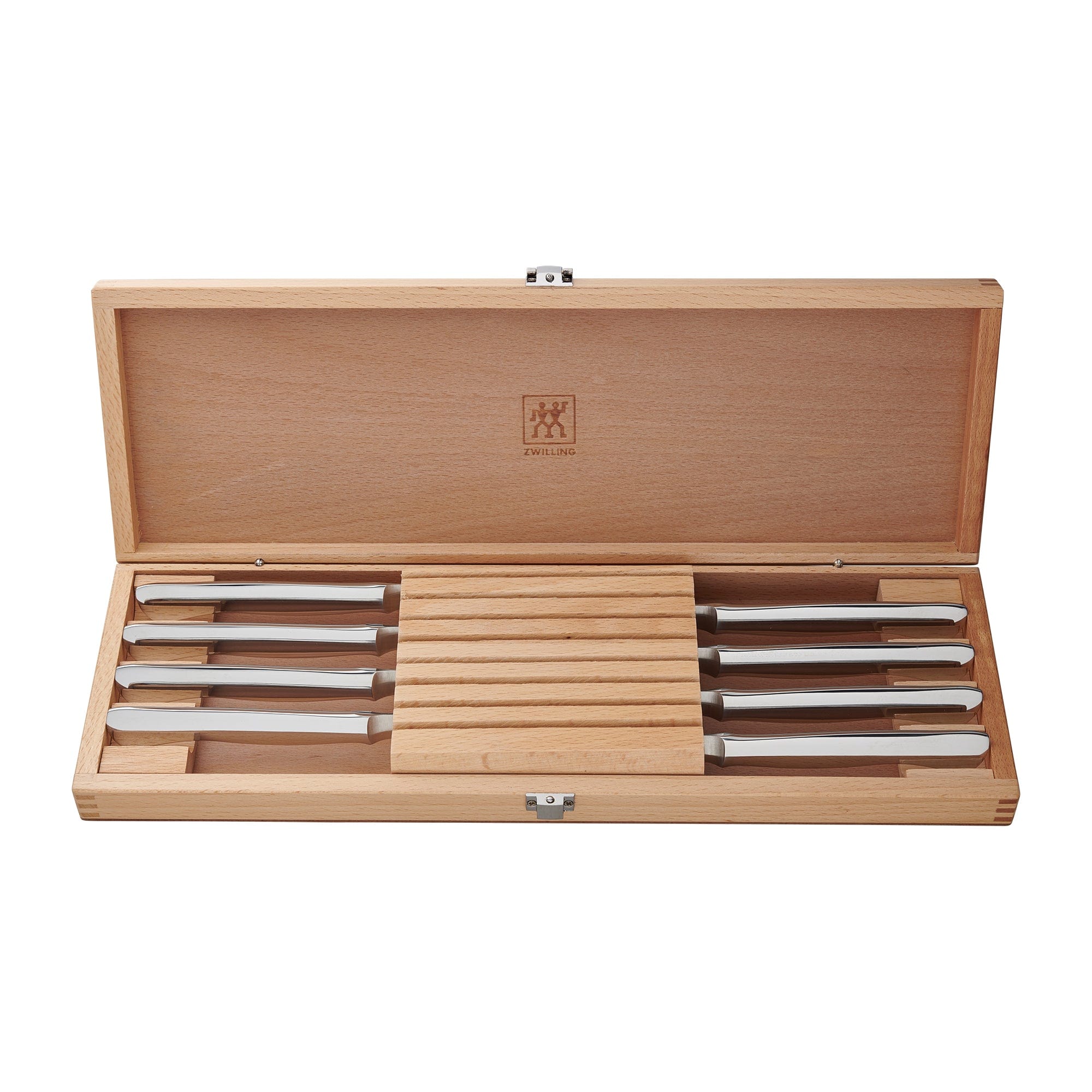 Zwilling 8-pc Stainless Steel Steak Knife Set w/Presentation Case