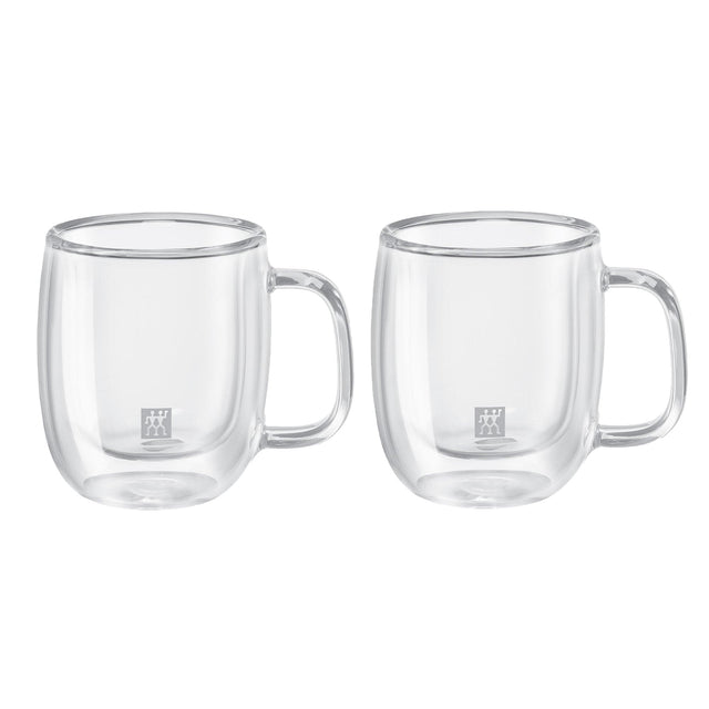 Zwilling Sorrento Plus 2-pc Double-Wall Glass Espresso Mug Set