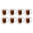 Zwilling Sorrento Plus 8-pc Double-Wall Glass Coffee Mug Set