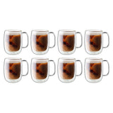 Zwilling Sorrento Plus 8-pc Double-Wall Glass Coffee Mug Set