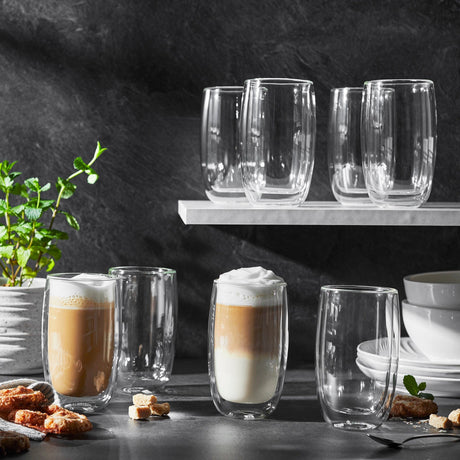 Zwilling Sorrento 8-pc Double-Wall Glass Latte Cup Set