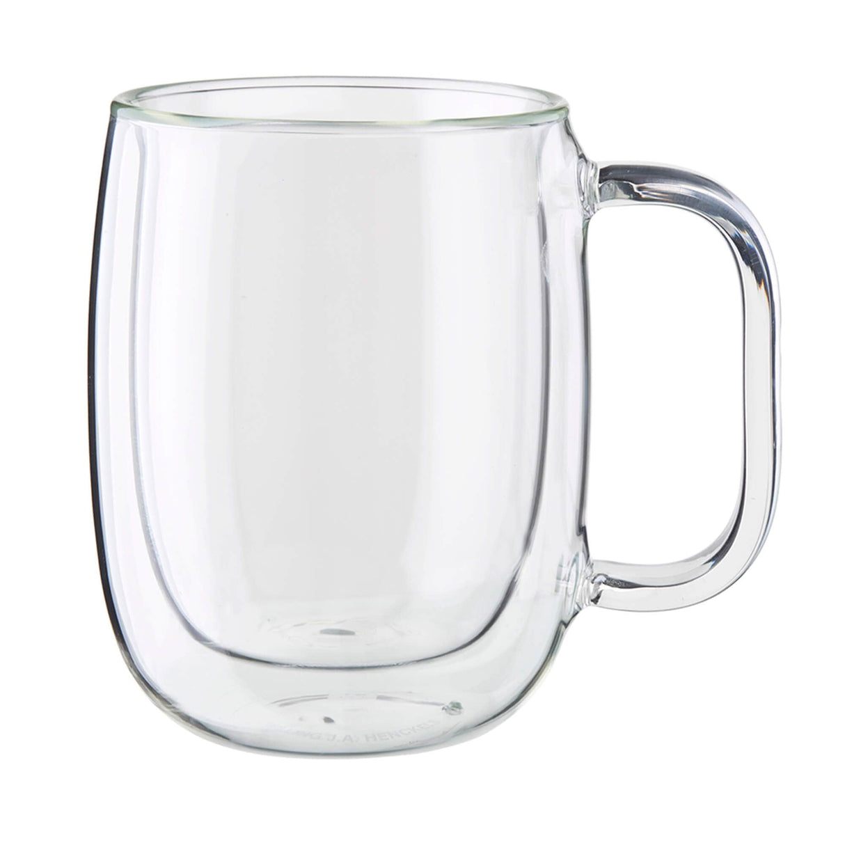 Zwilling Sorrento Plus 4-pc Double Wall Glass Coffee Mugs, Insulated Coffee Mug, Clear