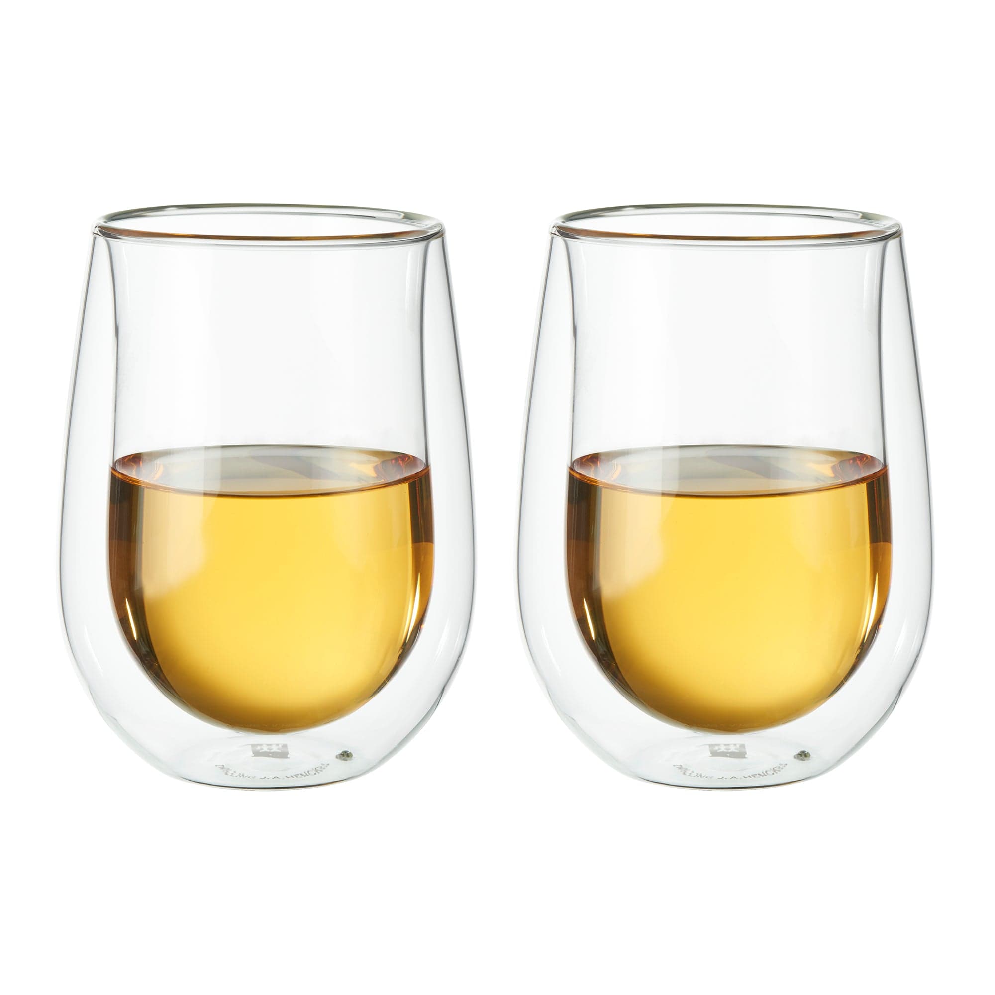 Zwilling Sorrento 2-pc Double-Wall Stemless White Wine Glass Set