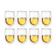 Zwilling Sorrento 8-pc Double-Wall White Wine Stemless Glass Set