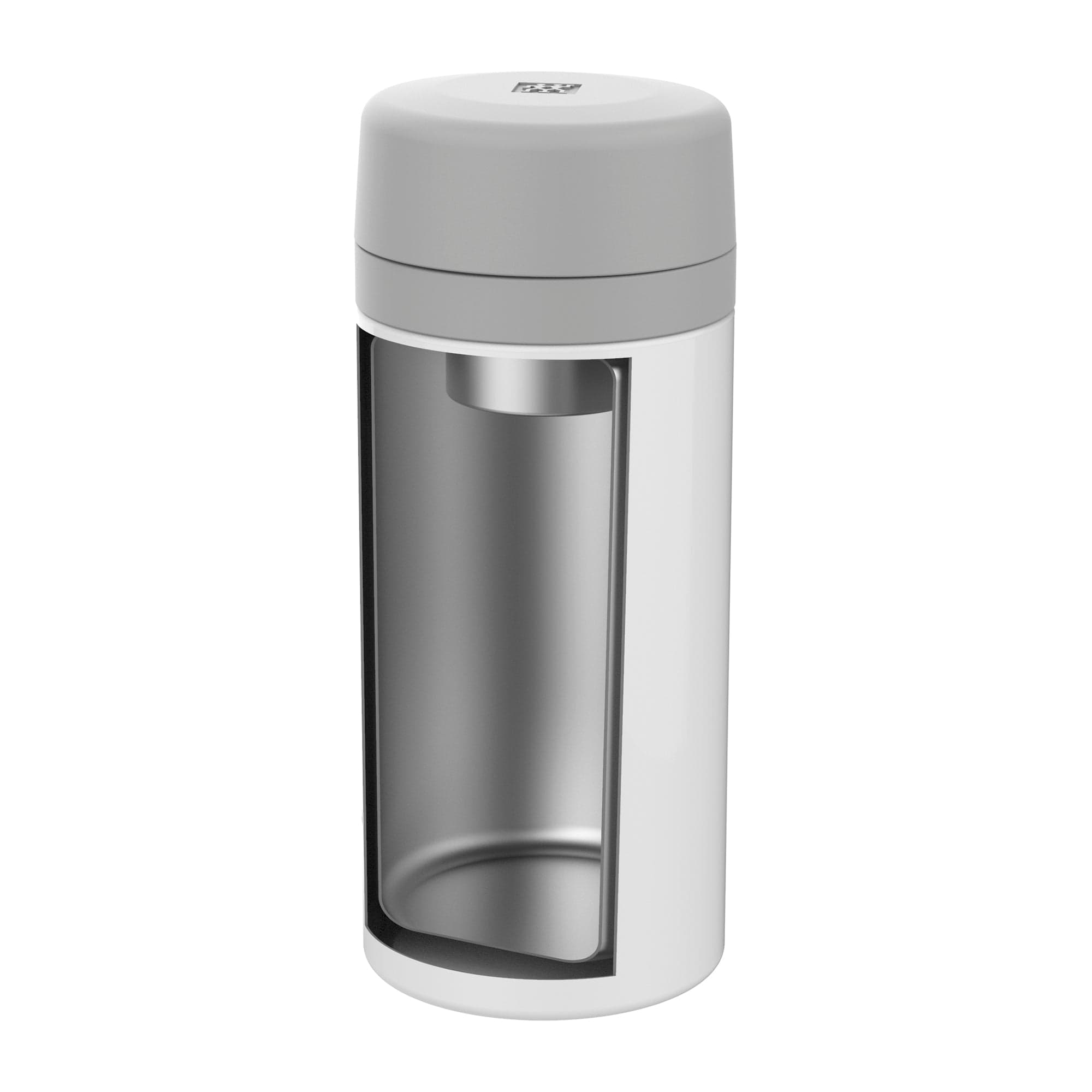 Zwilling Thermo 14.2 oz Tea & Fruit Infuser Bottle - Silver-White