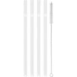 Zwilling Sorrento 5-pc Straight Glass Straw Set - Clear