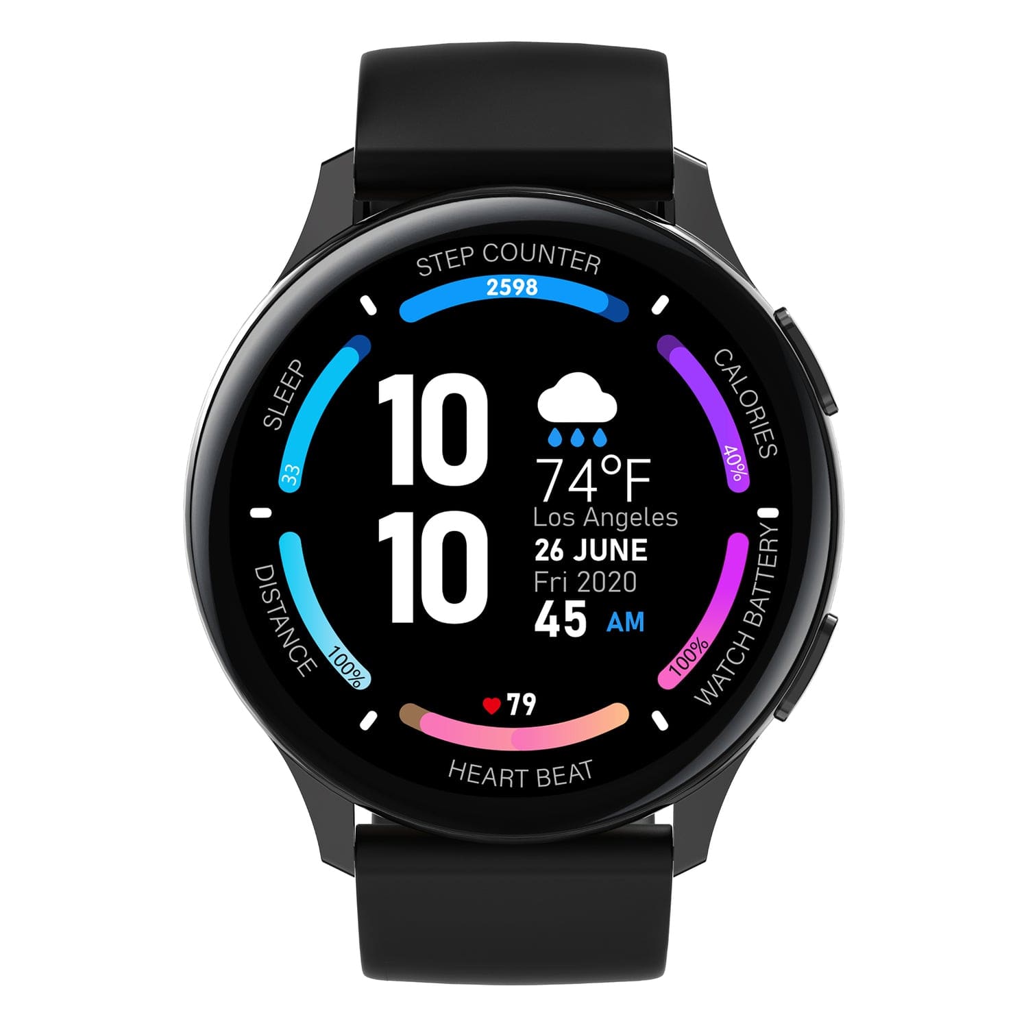 3Plus Vibe Callie Smartwatch with 1.43-In. AMOLED Display, Bluetooth Calling, Heart Rate/Blood Oxygen/Sleep, 100+ Workouts, and IP68 Water-Resistant