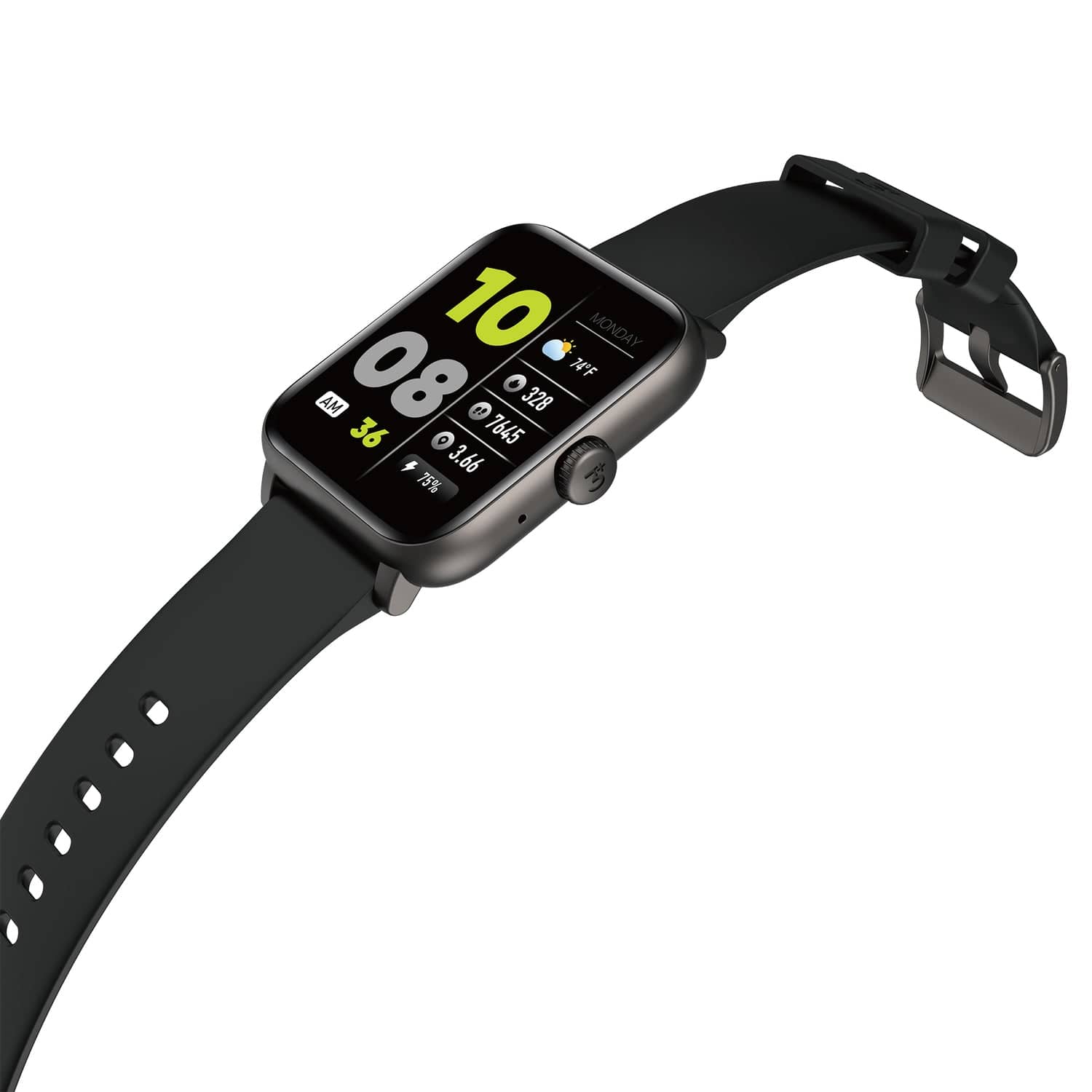 3Plus Vibe Fit Smartwatch with 1.83-In. Color Touch Screen, Bluetooth Calling, Heart Rate/Blood Oxygen/Sleep, 50+ Workouts, and IP68 Water-Resistant