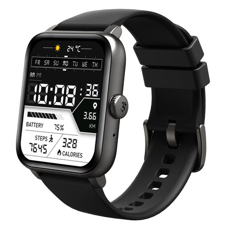 3Plus Vibe Fit Smartwatch with 1.83-In. Color Touch Screen, Bluetooth Calling, Heart Rate/Blood Oxygen/Sleep, 50+ Workouts, and IP68 Water-Resistant