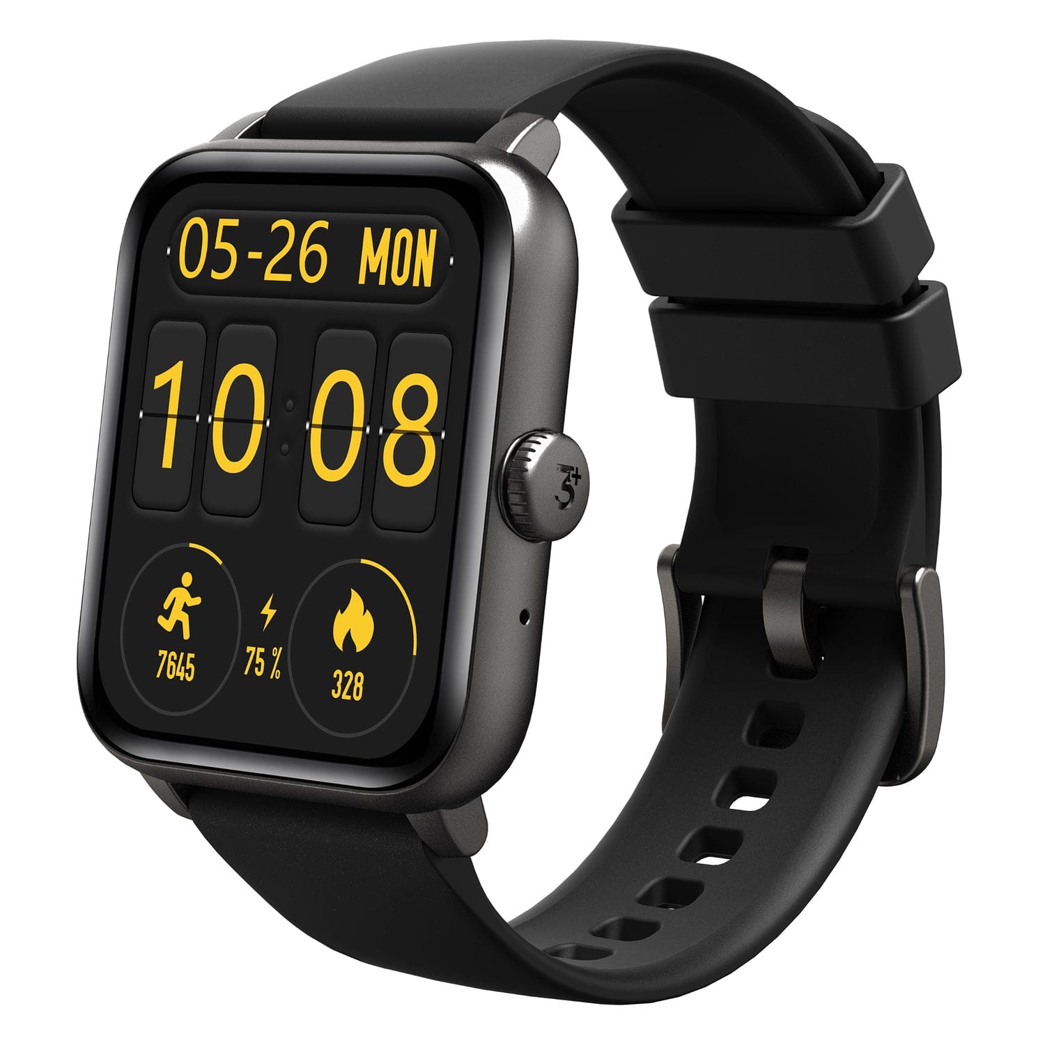 3Plus Vibe Fit Smartwatch with 1.83-In. Color Touch Screen, Bluetooth Calling, Heart Rate/Blood Oxygen/Sleep, 50+ Workouts, and IP68 Water-Resistant