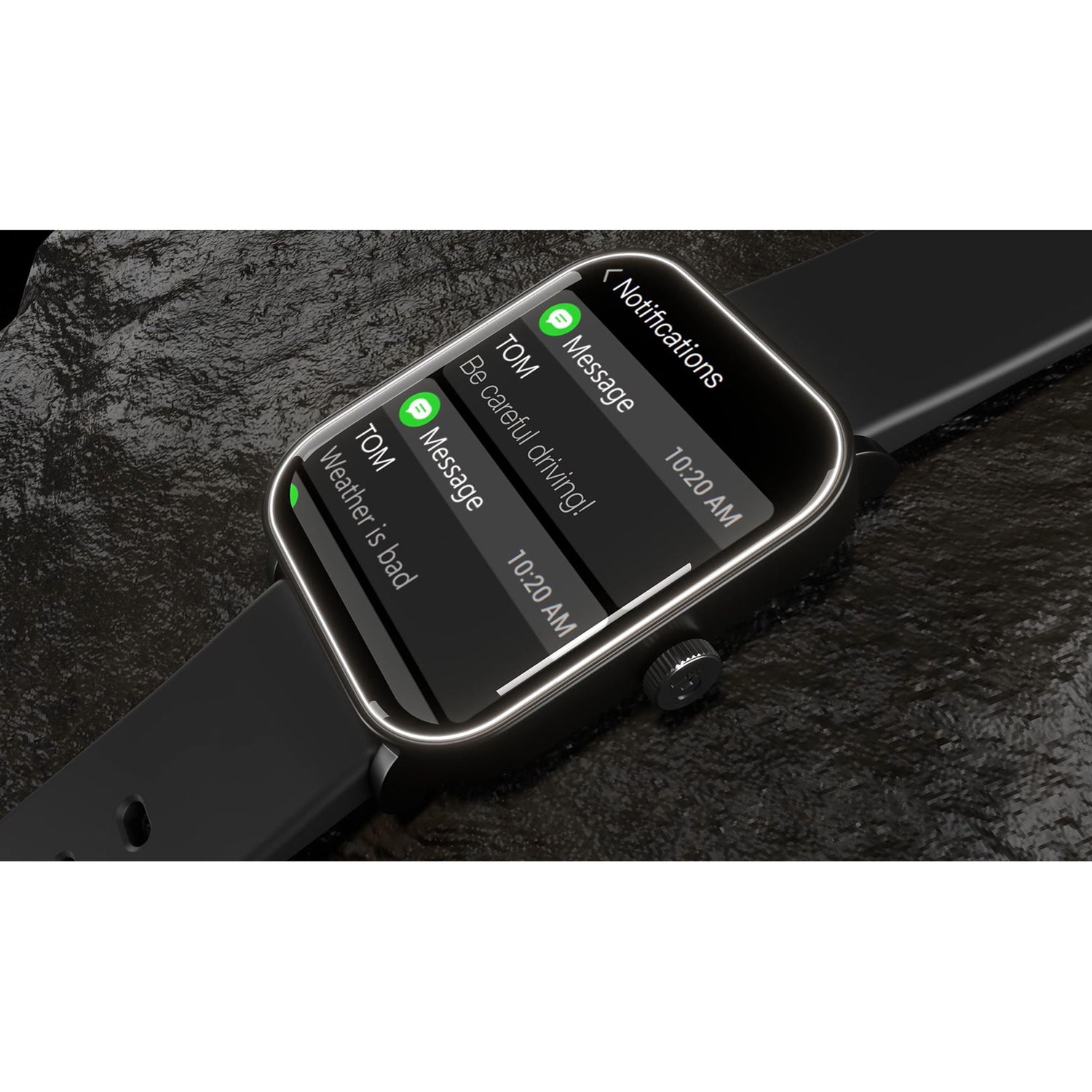 3Plus Vive+ (Gen 2) GPS Smartwatch with 1.72-In. Color Display, Bluetooth, Heart Rate/Blood Oxygen/Sleep, 25+ Workouts, Music, IP68 Water-Resistant