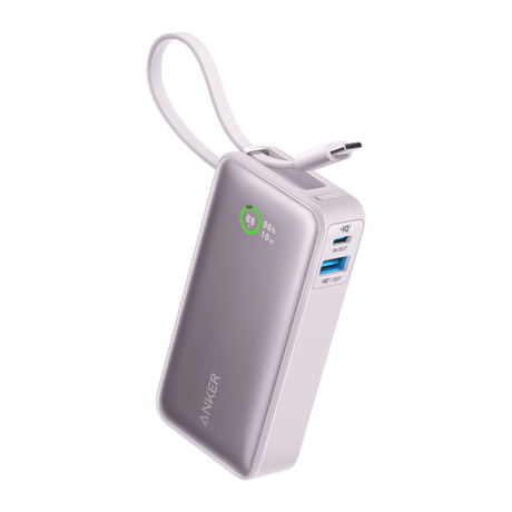 Anker Nano Power Bank (30W, Built-In USB-C Cable)