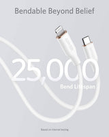 Anker <b>641</b> USB-C to Lightning Cable (Flow, 3 ft Silicone)