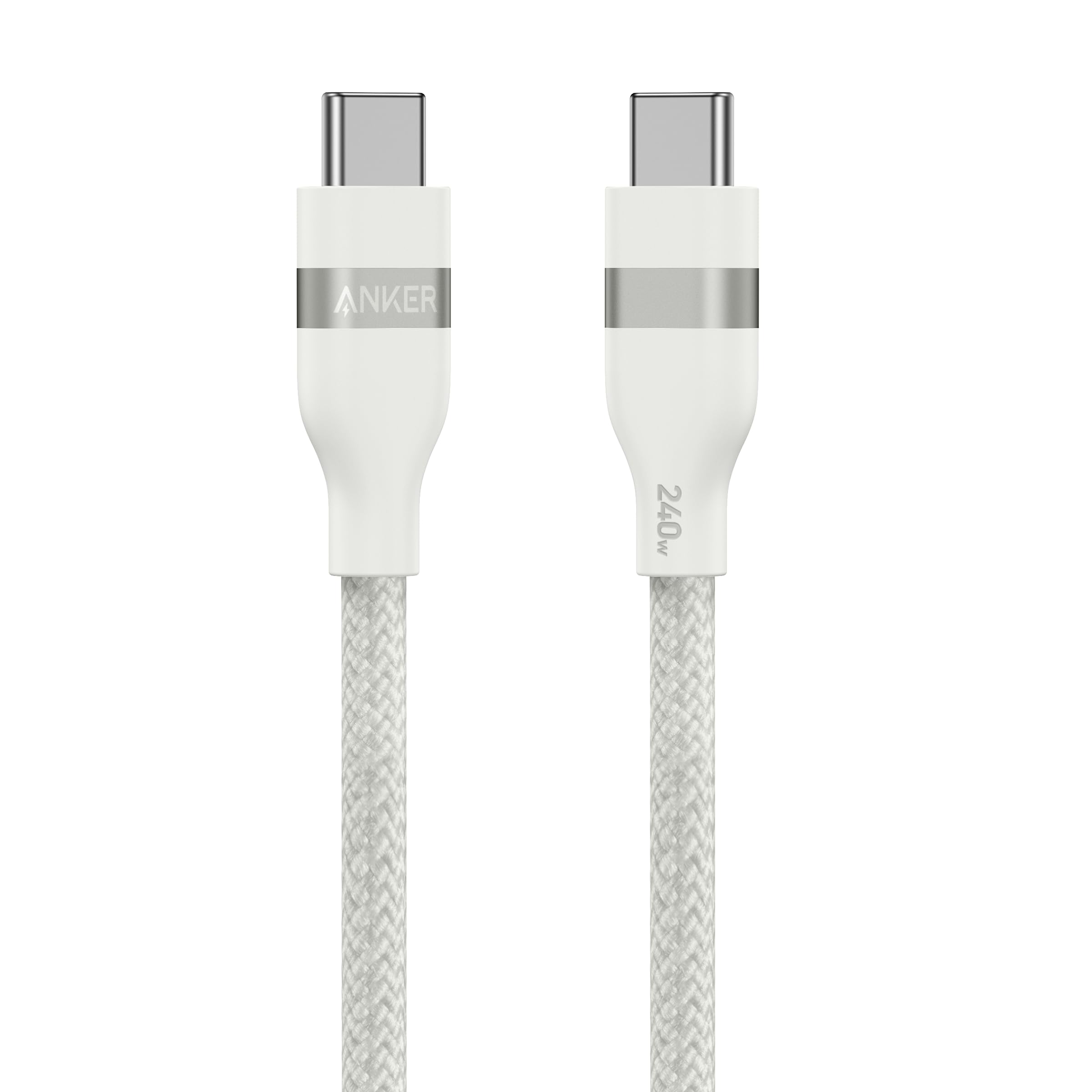 Anker USB-C to USB-C Cable (3 ft / 6 ft, 240W, Upcycled-Braided)