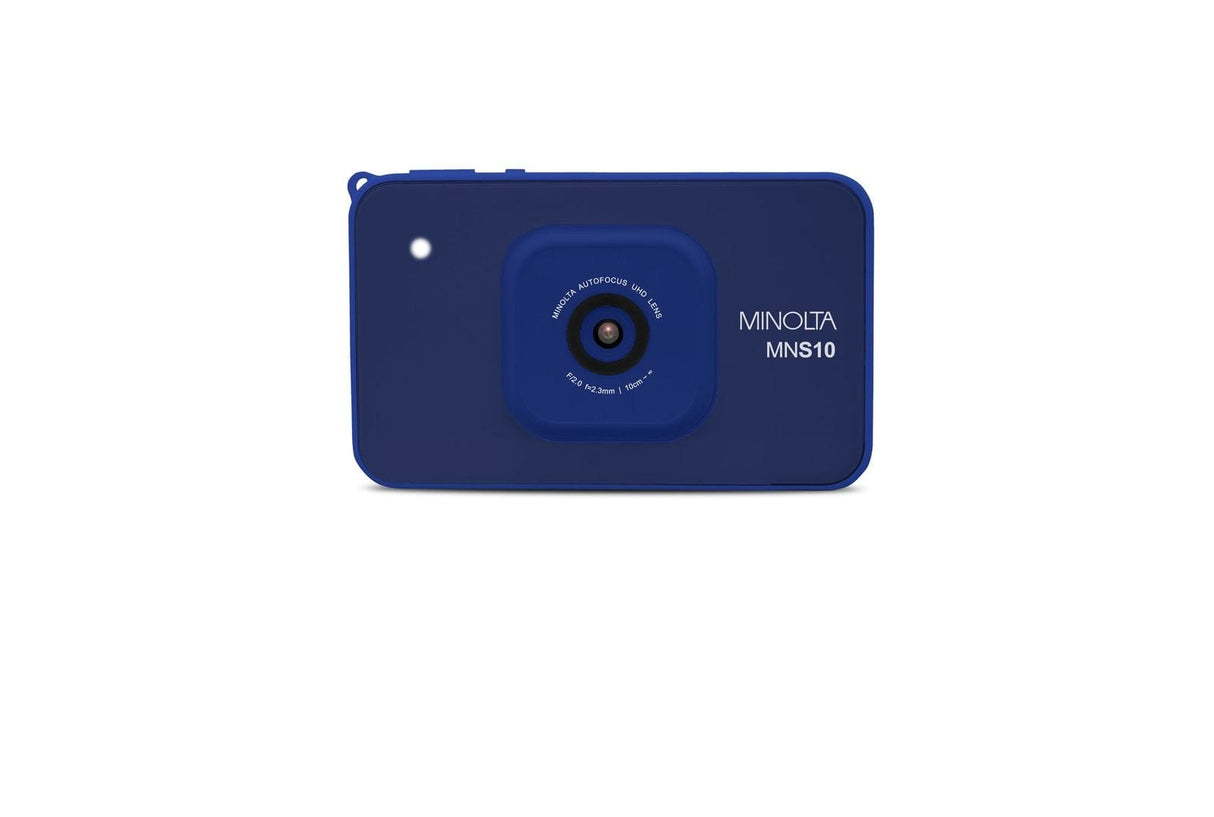 Minolta MNS10 Super Slim 48MP Digital Camera, 4K Ultra HD Video, AI Filters, Blue