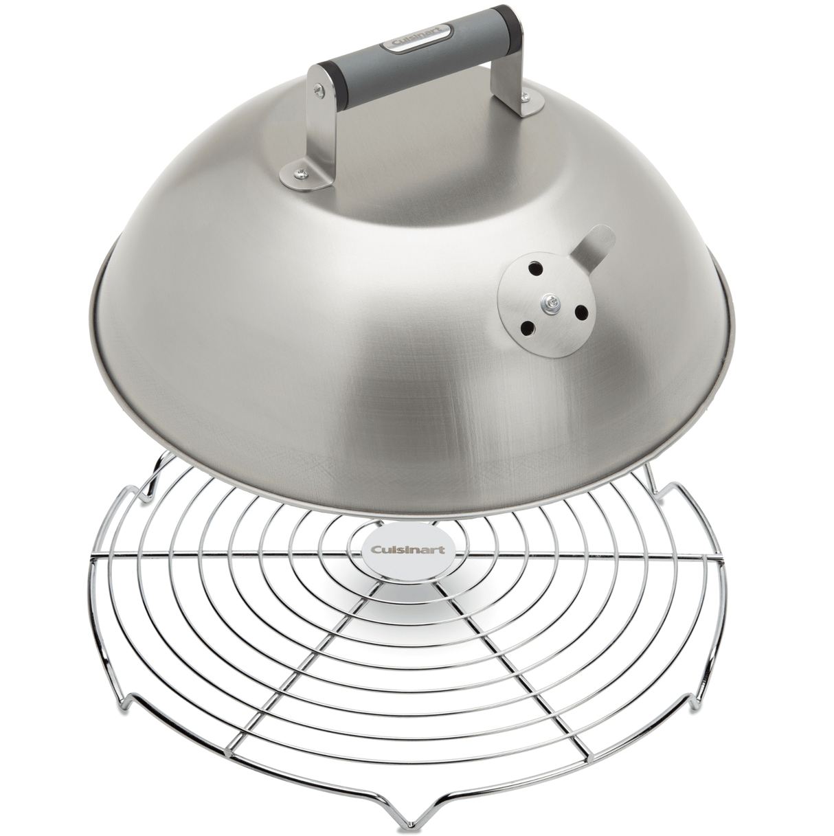 Cuisinart 12.25" Melting Dome with Bonus Wire Rack for Cooking Versatility