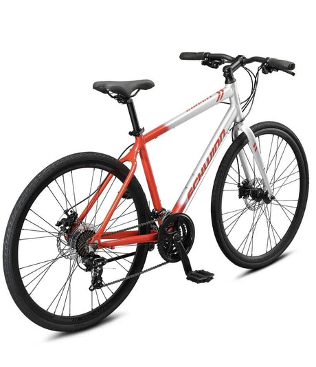 Schwinn Men's Circuit 700C/28" Hybrid Bike, Silver/Red - Certified Refurbished
