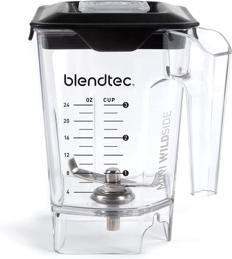 Blendtec Mini WildSide Jar, 24 oz, Clear