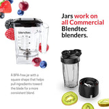 Blendtec Mini WildSide Jar, 24 oz, Clear