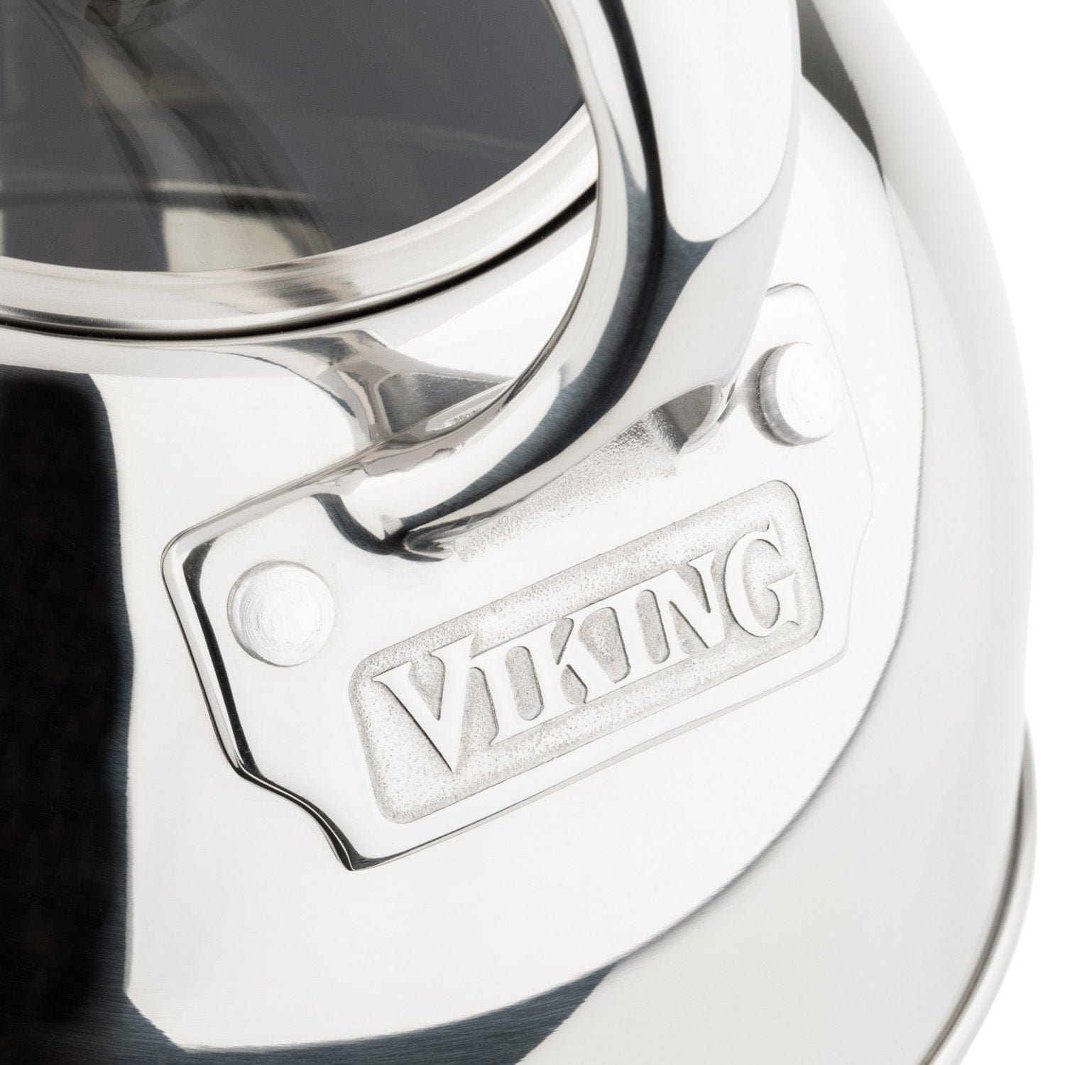Viking 2.6-qt Stainless Steel Whistling Kettle with 3-Ply Base, Mirror Finish