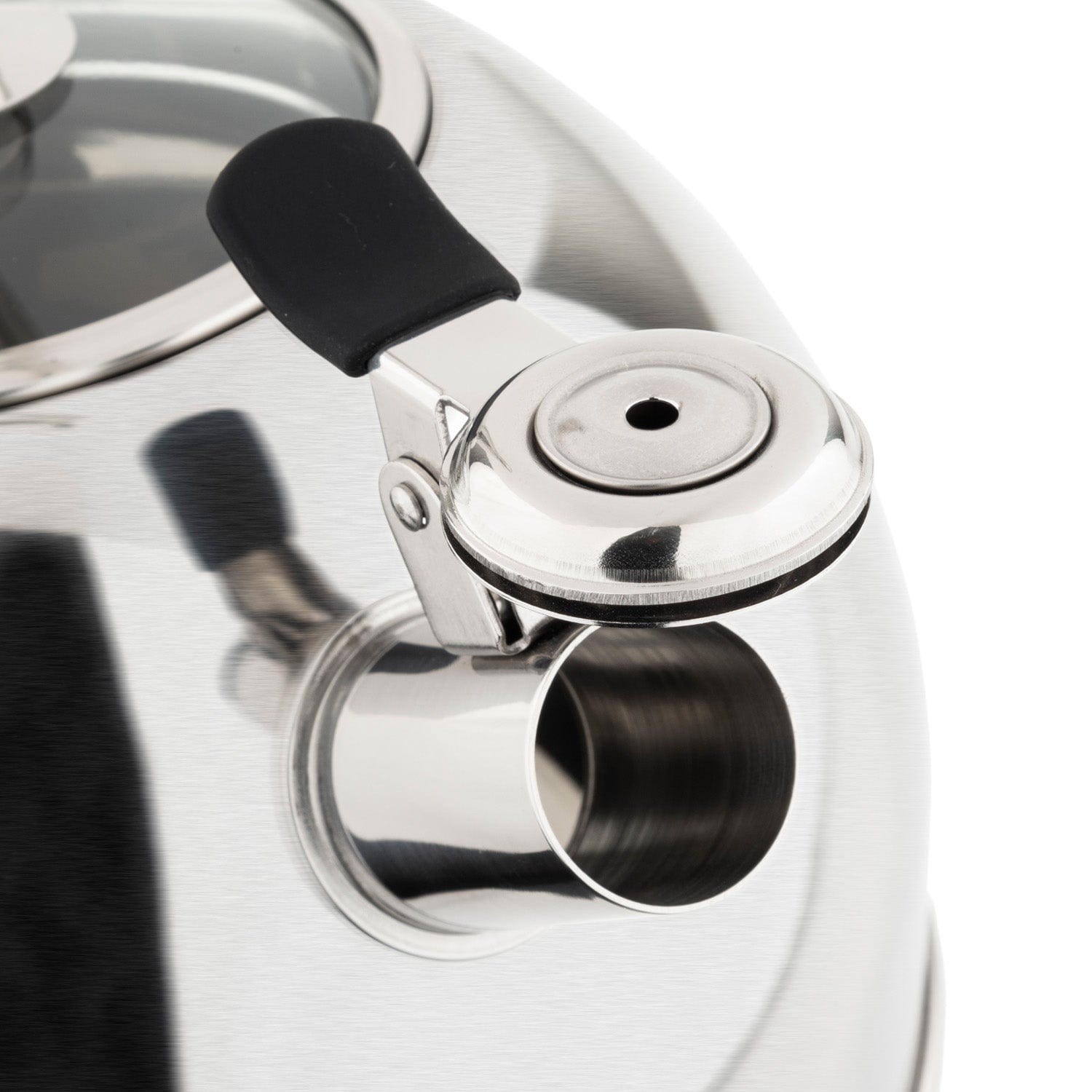 Viking 2.6-qt Stainless Steel Whistling Kettle with 3-Ply Base, Satin Finish