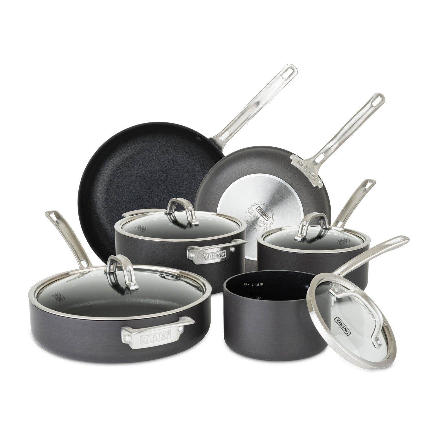 Viking Hard Anodized Nonstick 10-pc Cookware Set