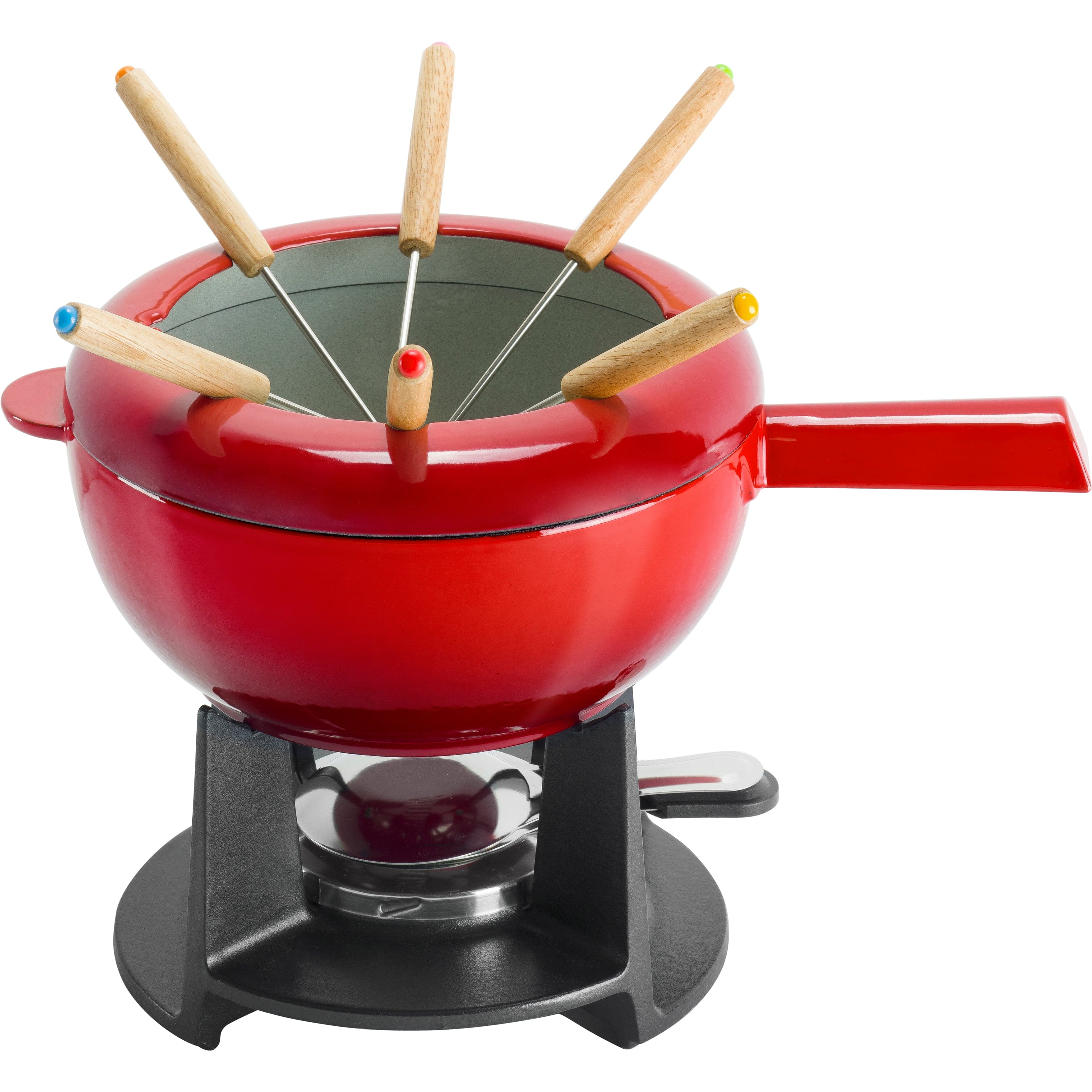 Zwilling 8-in Fondue Pot Set with 6 Forks, For Chocolate, Caramel, Cheese, Sauces and More