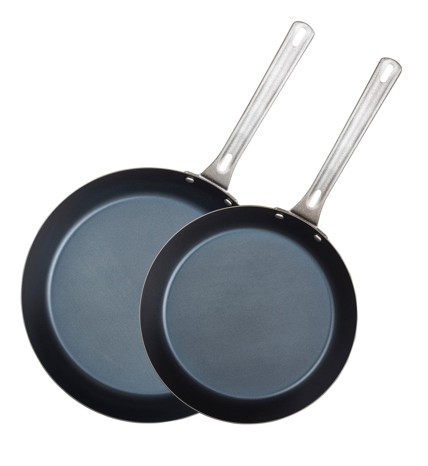 Viking 2-pc Blue Steel Fry Pan Set, 10" & 12"