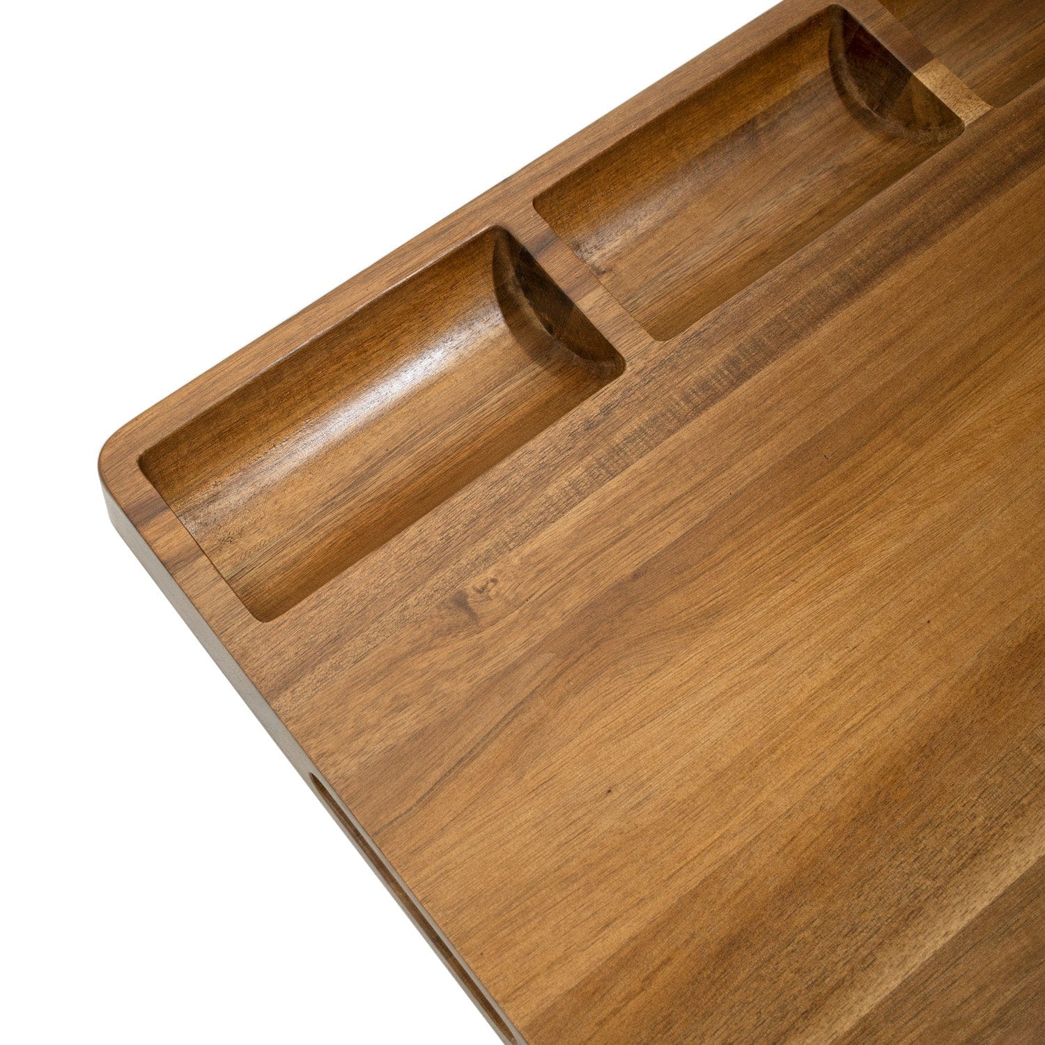 Viking Acacia 20" Reversible Butcher Block Prep and Carving Board, 20" x 14" x 1.58"