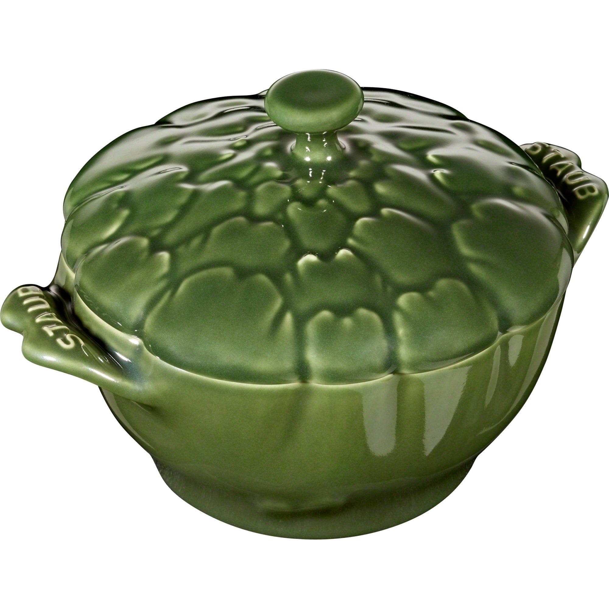 Staub Ceramic 16-oz Petite Artichoke Cocotte - Basil