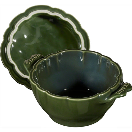 Staub Ceramic 16-oz Petite Artichoke Cocotte - Basil