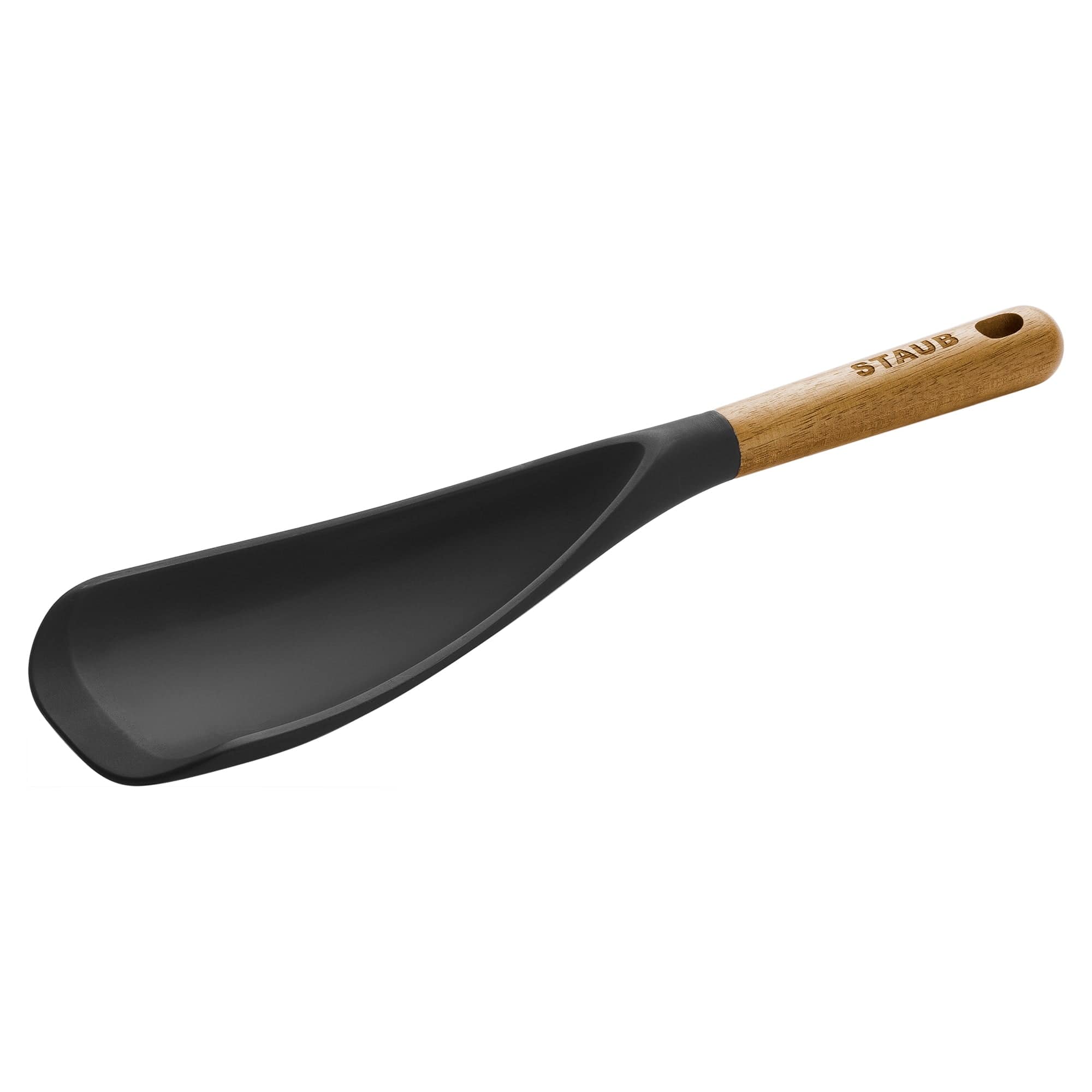 Staub Silicone with Wood Handle Cooking Utensil, Multi-function Spatula Spoon