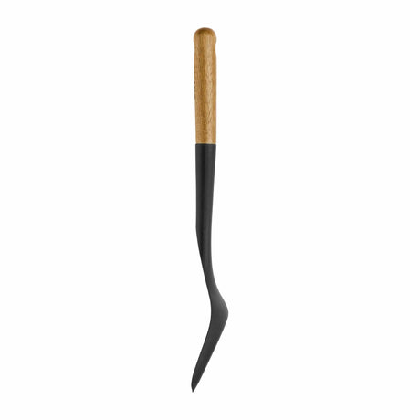 Staub Silicone Wok Turner, BPA-Free Cooking Utensil with Wood Handle