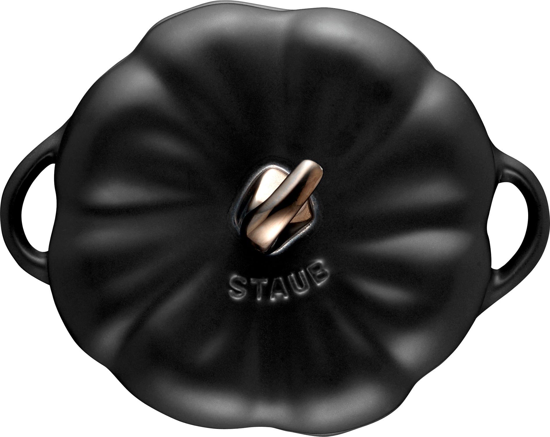 Staub Ceramic 16-oz Petite Pumpkin Cocotte - Matte Black