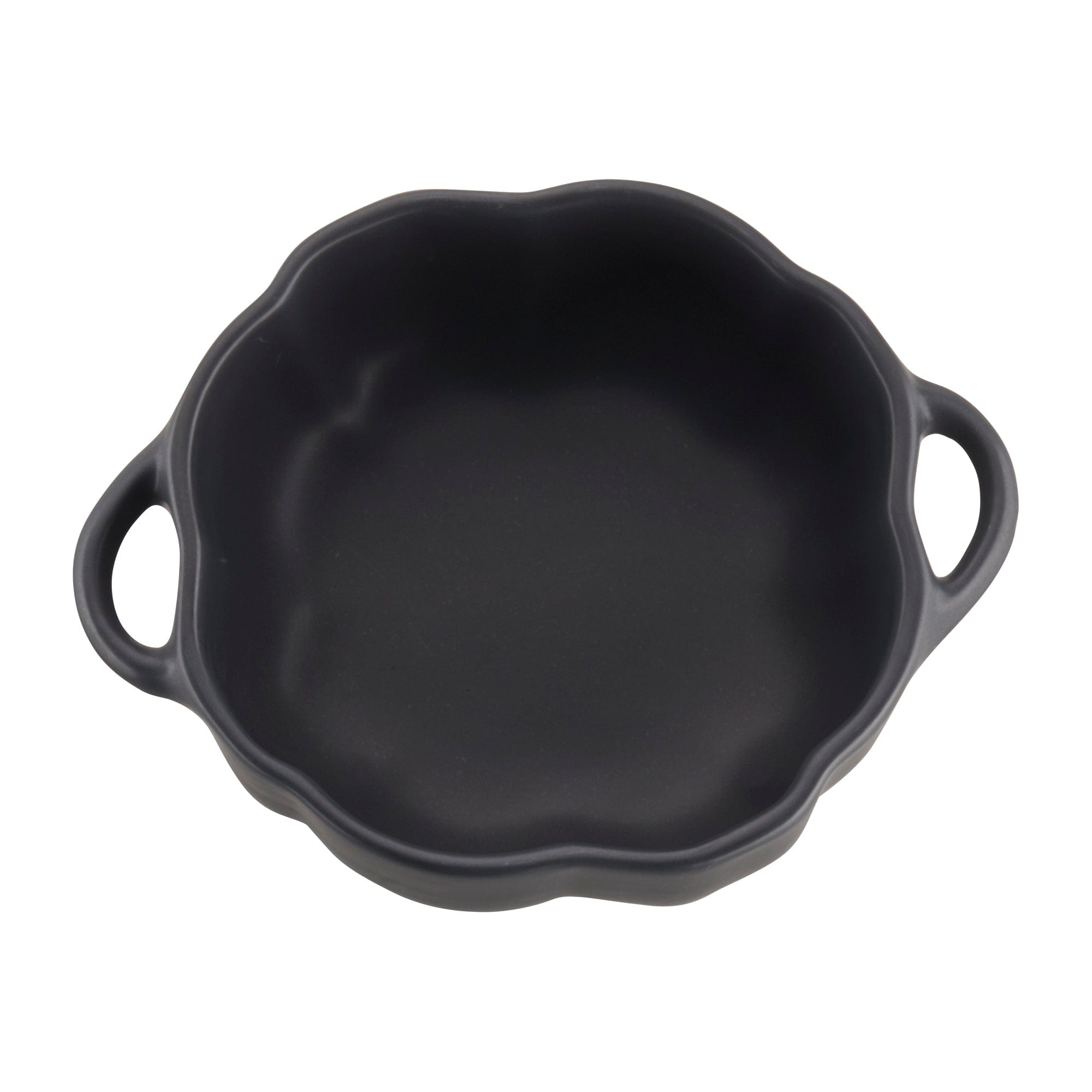 Staub Ceramic 16-oz Petite Pumpkin Cocotte - Matte Black