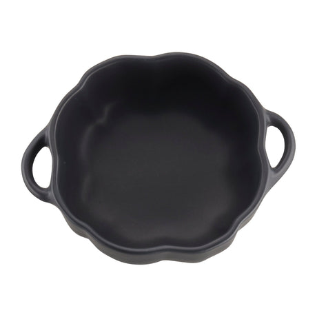 Staub Ceramic 16-oz Petite Pumpkin Cocotte - Matte Black