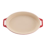 Staub Ceramic 2-pc Oval Baking Dish Set - Cherry