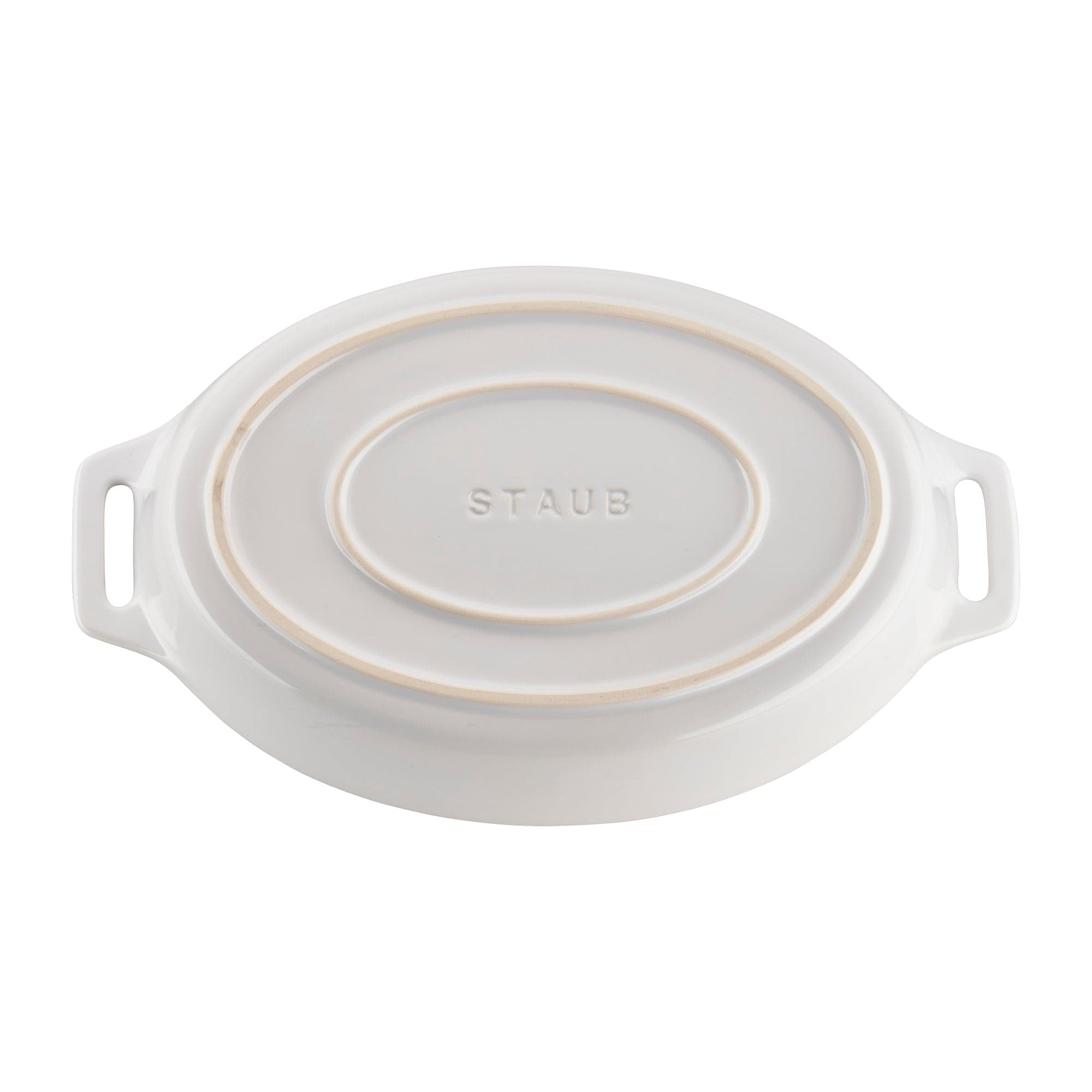 Staub Ceramic 2-pc Oval Baking Dish Set - White