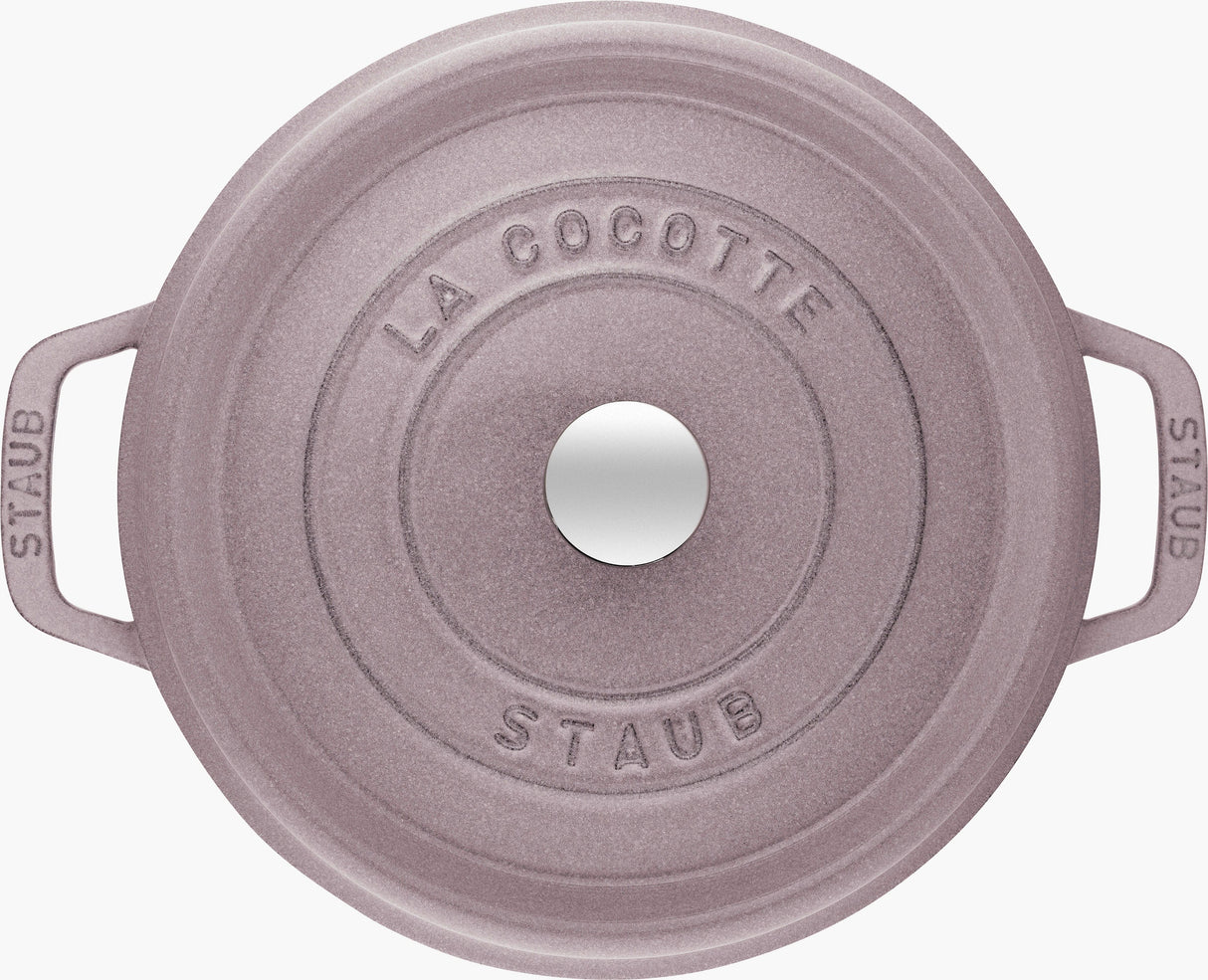 Staub Cast Iron 5.5-qt Round Cocotte, Dutch Oven - Lilac