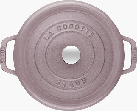 Staub Cast Iron 5.5-qt Round Cocotte, Dutch Oven - Lilac
