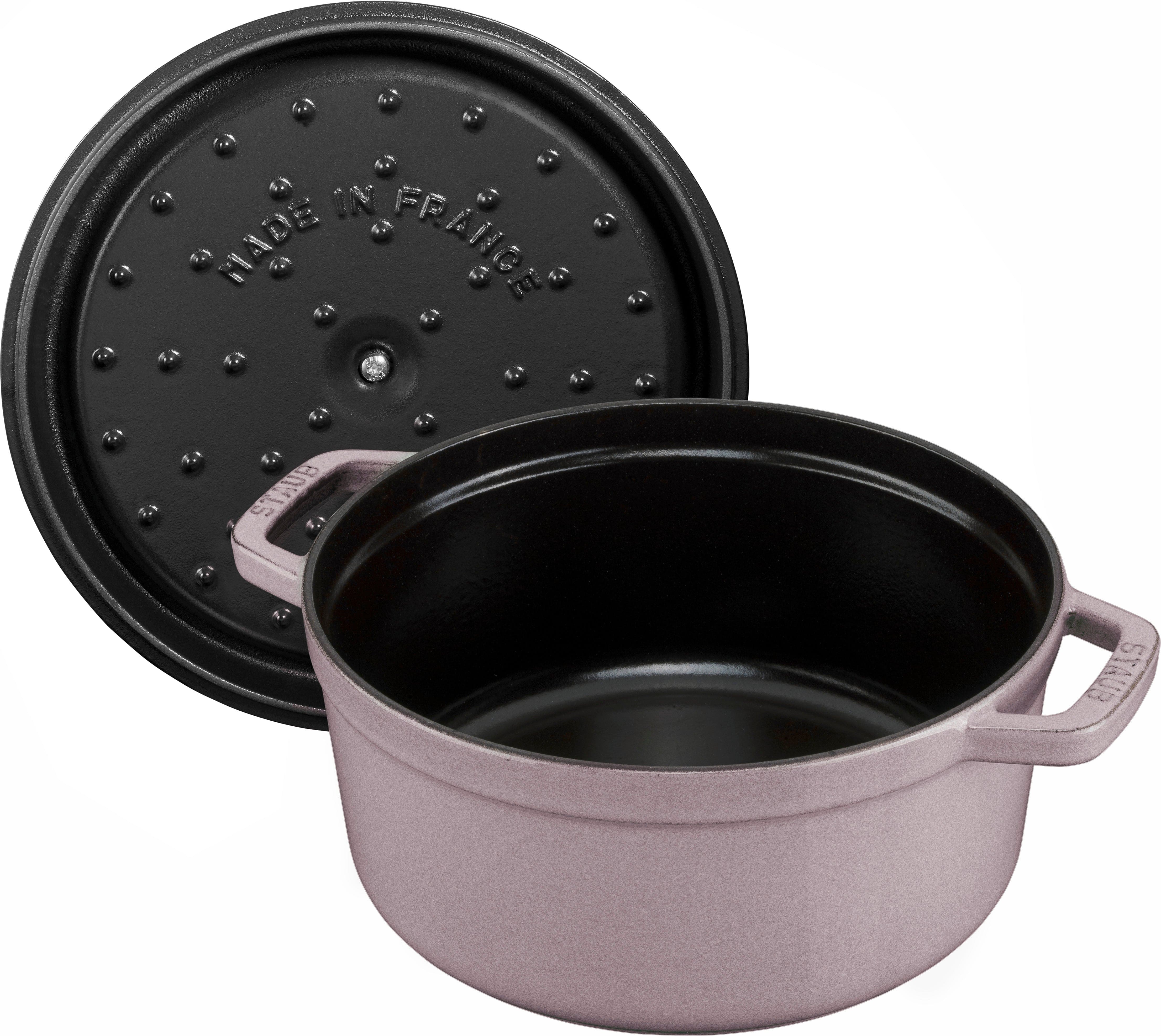 Staub Cast Iron 5.5-qt Round Cocotte - Lilac