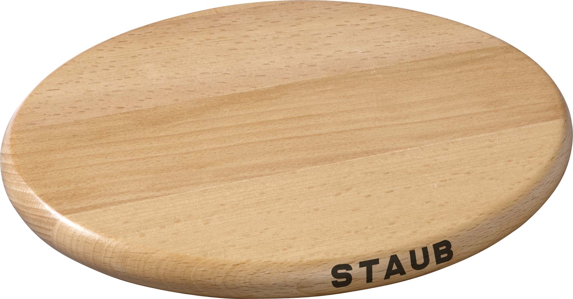 Staub 6-inch Oval Magnetic Wood Trivet