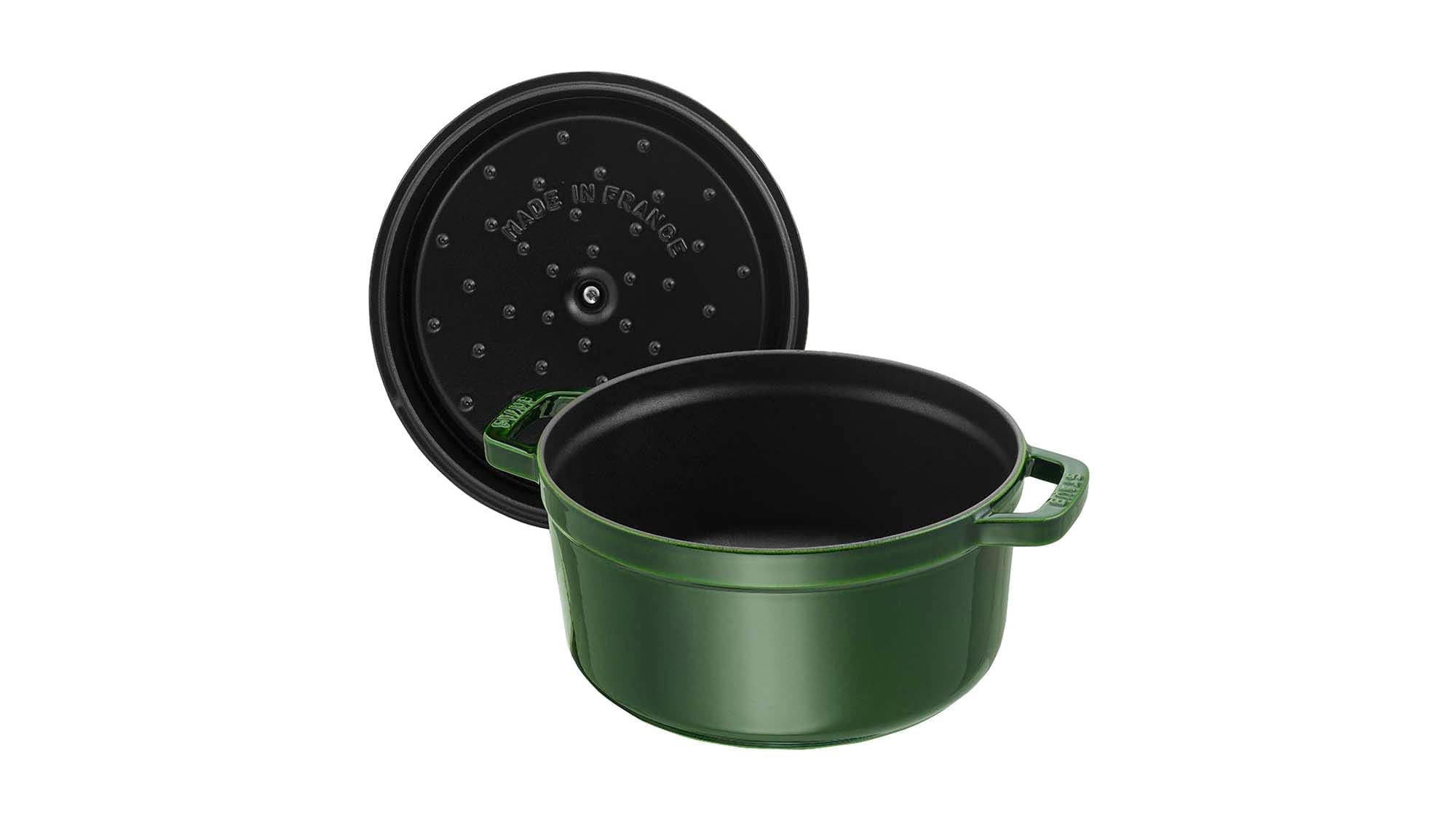 Staub Cast Iron 2.75-qt Round Cocotte - Basil